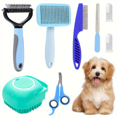 8-Piece Dog Grooming Tool Set