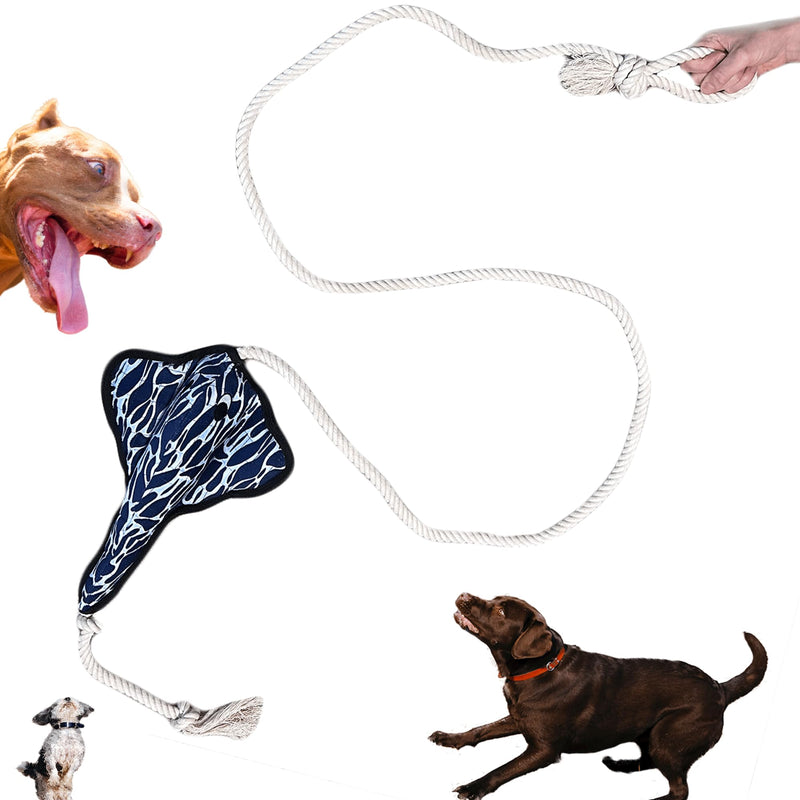 Stingray Dog Rope Toy
