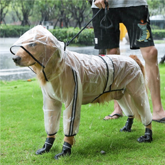 Transparent Dog Raincoat