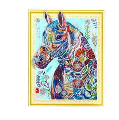 Gleaming Stallion Diamond Art – Horse Diamond Painting Kit (30×40 cm)